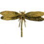 Gold Vermeil Dragonfly Brooch, thumbnail 4 of 6