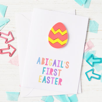 Personalised Acrylic Easter Egg Card, 2 of 3