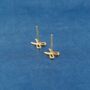 Small Scissor Stud Earrings, Tiny Minimalistic Studs, thumbnail 5 of 7