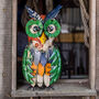 Recycled Tin Owl Ornament, thumbnail 1 of 4