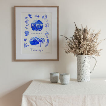 Scenes Of Tenerife Blue Tile Inspired Travel Print, 11 of 12