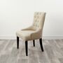 Set Of Two Beige Dining Chairs, thumbnail 3 of 3