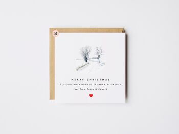 Personalised Friend Christmas Card *10 Scenes To Choose, 9 of 11