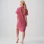 Women's 'Byzantine' Paisley Crisp Cotton Short Sleeve Nightshirt, thumbnail 2 of 4