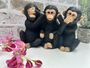 See, Hear, Speak No Evil Monkeys Figurine Ornament, thumbnail 1 of 12