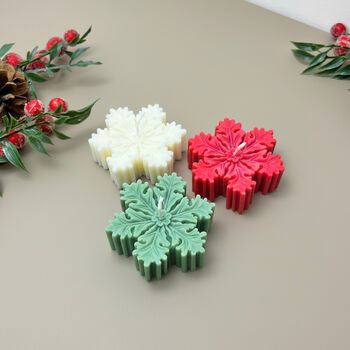 Festive Snowflake Candle Christmas Gift, 7 of 10