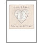 Personalised 13th Lace Wedding Anniversary Card, thumbnail 8 of 8