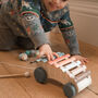 Little Tribe Pull Along Wooden Xylophone Car | Age One+, thumbnail 2 of 12