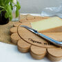 Personalised Wooden Flower Serving And Chopping Board, thumbnail 2 of 3