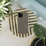 Black Striped Eco Phone Case, thumbnail 6 of 7