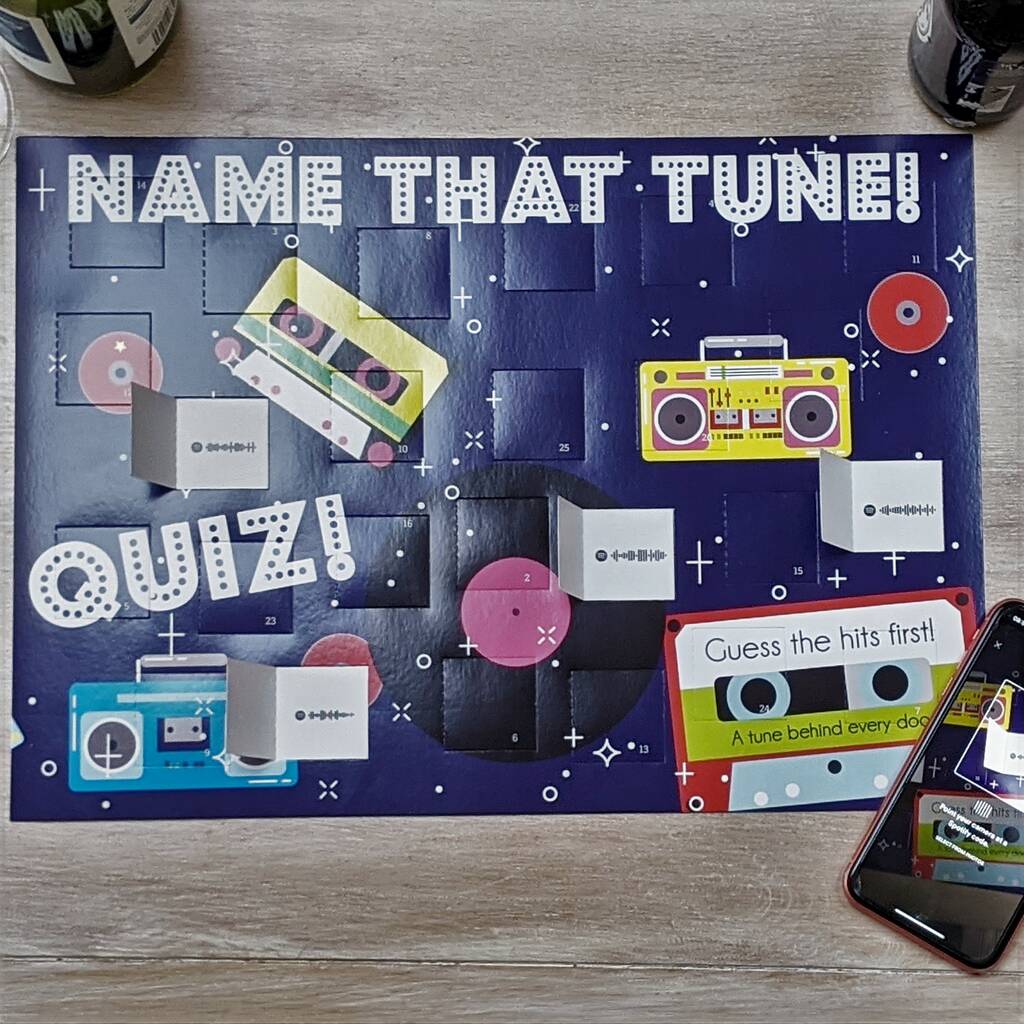 Name That Tune Spotify Quiz By MixPixie Notonthehighstreet