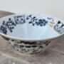 Blue And White Cat Patterned Japanese Bowl, 20.5cm, thumbnail 3 of 3