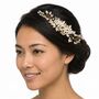 Large Pearl Flower Hair Comb, thumbnail 3 of 4