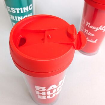 Christmas Double Walled Reusable Travel Cups, 2 of 3