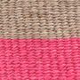 Maliza: Charcoal And Pink Duo Colour Block Woven Basket, thumbnail 5 of 9
