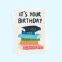 Buy More Books Birthday Card, thumbnail 2 of 3