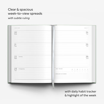 Personalised Stationery Gift Bundle For Her: Diary, Calendar And Pen, 7 of 11