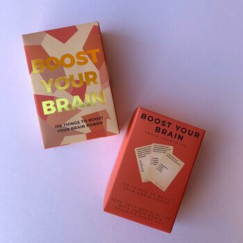 100 'Boost Your Brain' Cards, 3 of 4