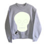 Skull Glow In The Dark Interactive T Shirt/ Sweatshirt, thumbnail 5 of 6
