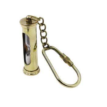 Personalised Keyring With Sand Timer, 2 of 6