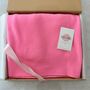 Neon Pink 100% Cashmere Travel Wrap Shawl Gift Boxed, thumbnail 3 of 12