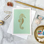 Seahorse Luxury Box Set Of Eight Note Cards, thumbnail 5 of 10