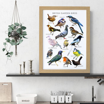 Personalised British Garden Birds Artwork, 4 of 7