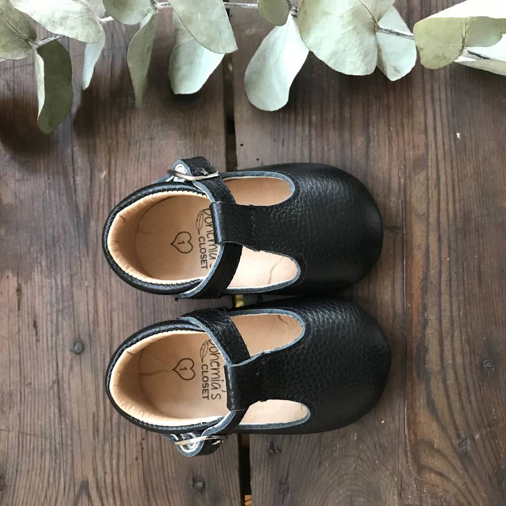 Mole Traditional T Bar Baby Shoes