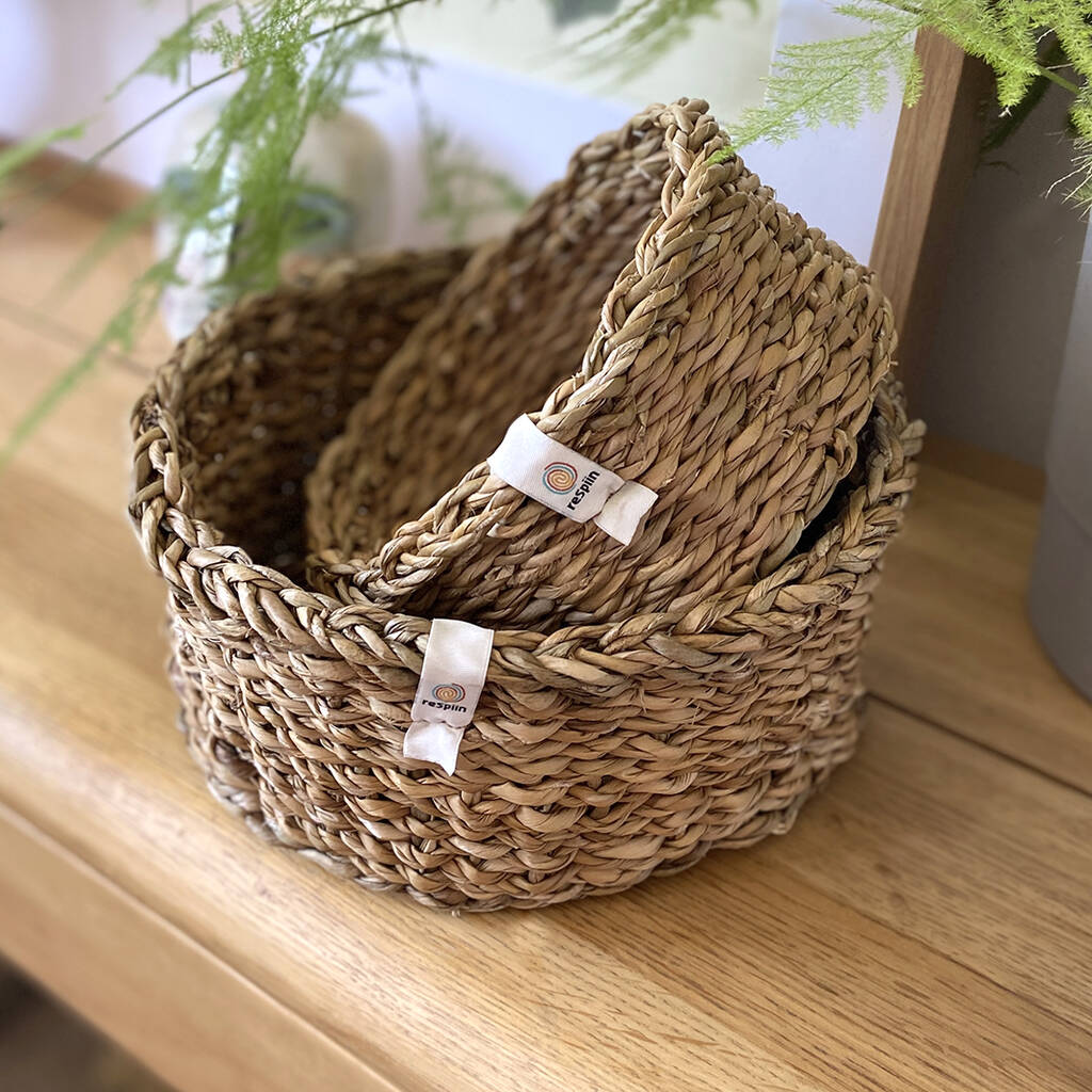 Respiin Chunky Seagrass Basket, 1 of 5