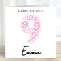Personalised 9th Birthday Card For Her, thumbnail 1 of 2
