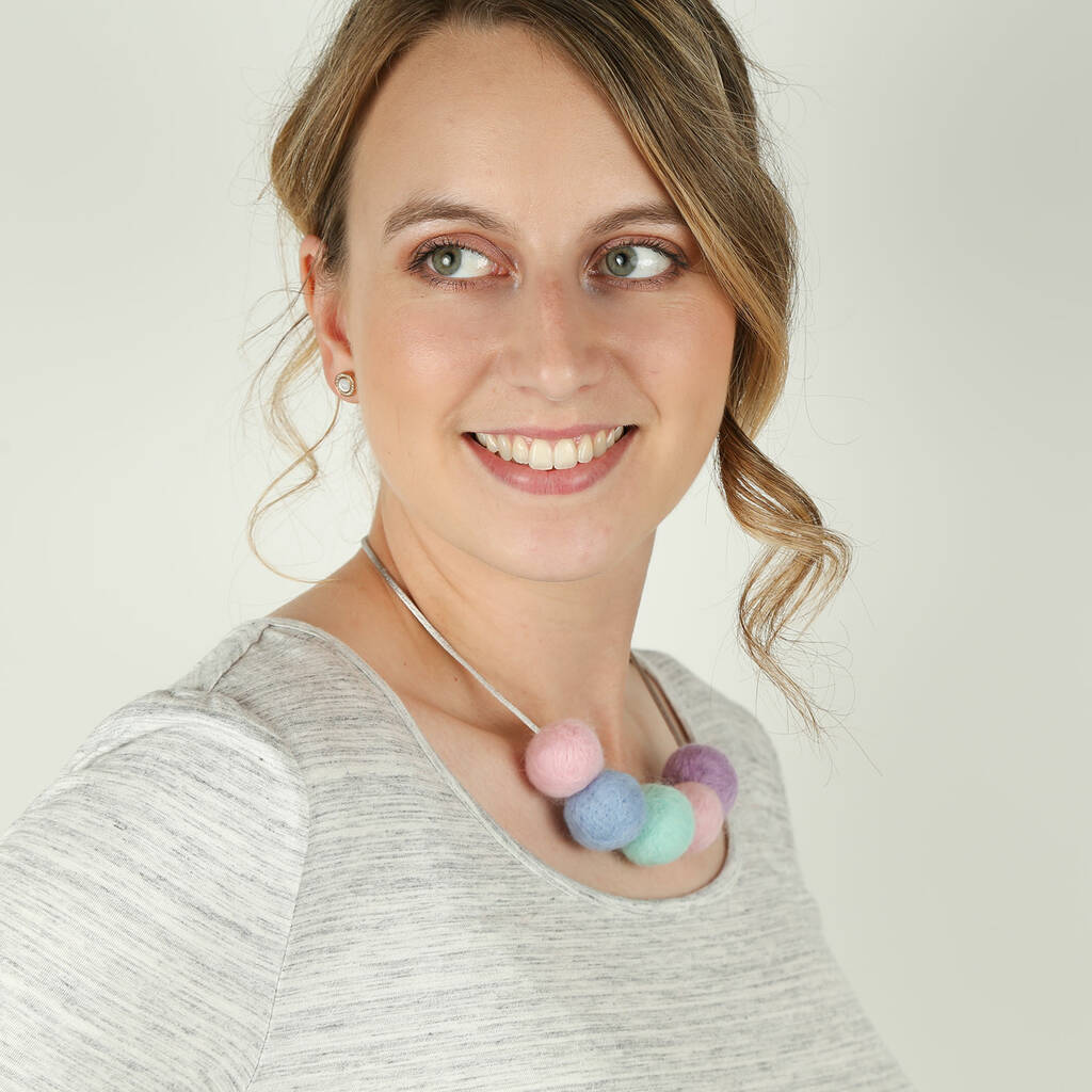 Necklace Needle Felting Kit By Wool Couture