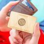 70th Birthday Farthing Personalised Wallet Card, thumbnail 1 of 9