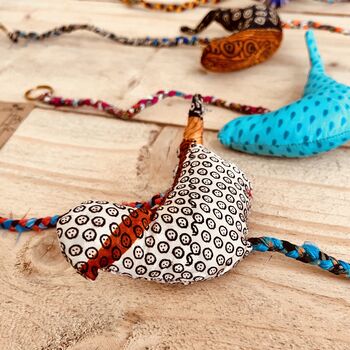 Decorative String Silk Fabric Birds With Bell, 3 of 6