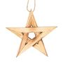Hanging Wooden Pentagram Decoration, thumbnail 3 of 3