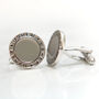 Usher Round Cufflinks, thumbnail 5 of 8