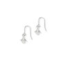 Tiny Penguin Hook Earrings Sterling Silver, thumbnail 1 of 4