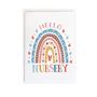 Hello Nursery Rainbow Card, thumbnail 7 of 7