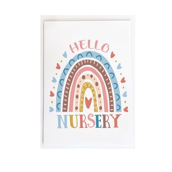 Hello Nursery Rainbow Card, 7 of 7