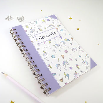 Personalised Unicorn Doodle Notebook, 2 of 7
