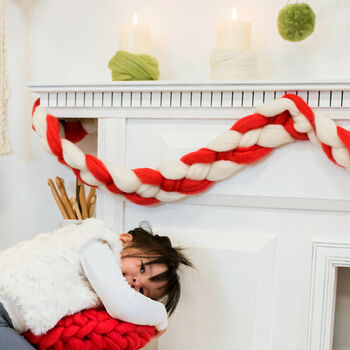 Jolly Festive Braided Garland Kit, 2 of 8