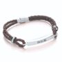 Personalised Women's Leather Bracelet, thumbnail 2 of 3