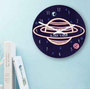 Personalised 'Planet' Wall Clock, 2 of 2