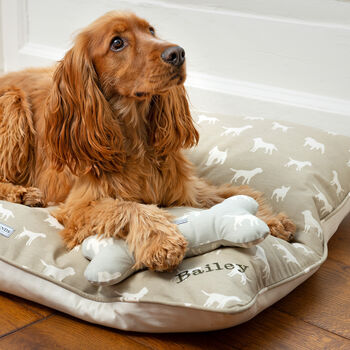 dog personalised pillow