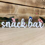 Snack Bar Sign Wedding Party Events, thumbnail 4 of 4