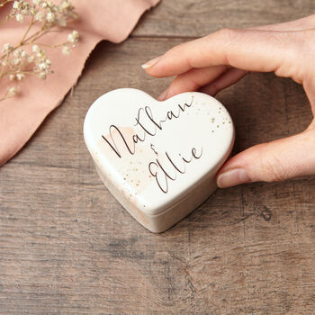 Personalised Engagement Gift Ring Box, 3 of 6