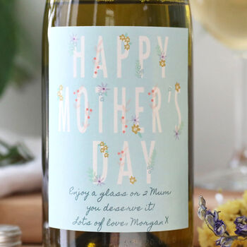 Personalised Mother's Day Bottle Of Wine, 3 of 3