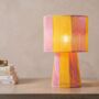 Handmade Pink String Lamp, thumbnail 1 of 5