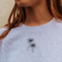 Embroidered Palm Tree T Shirt, thumbnail 4 of 6