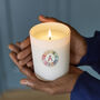 Personalised Thank You Teacher Initial Glass Candle, thumbnail 1 of 3