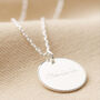 Personalised Gemini Constellation Necklace In Silver, thumbnail 3 of 10